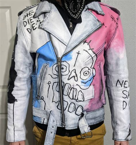 Never Say Die Lil Peep Leather Jacket 